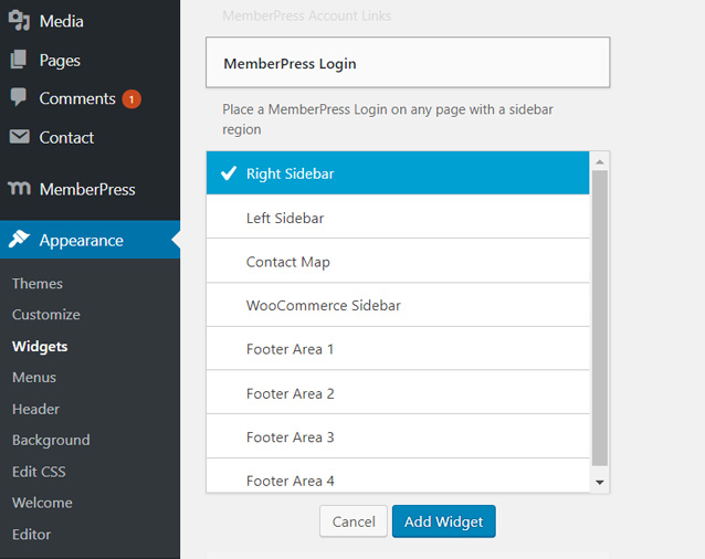 add-widget - Blog Tyrant add-memberpress-login-widget