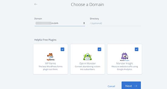 Select Domains - install WordPress on bluehost - Blog Tyrant Select Domains - install WordPress on bluehost