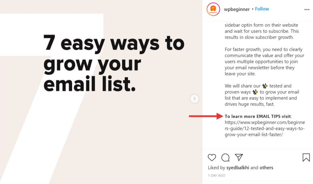 Wpbeginner-Instagram - Blog Tyrant