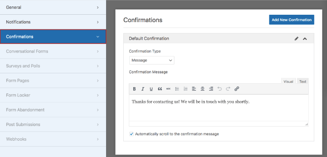 17.-Confirmations - Blog Tyrant Click on confirmations to edit your image upload form confirmation page