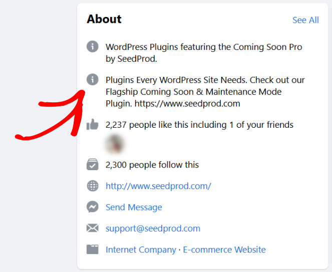 about-facebook - Blog Tyrant about section on facebook profile