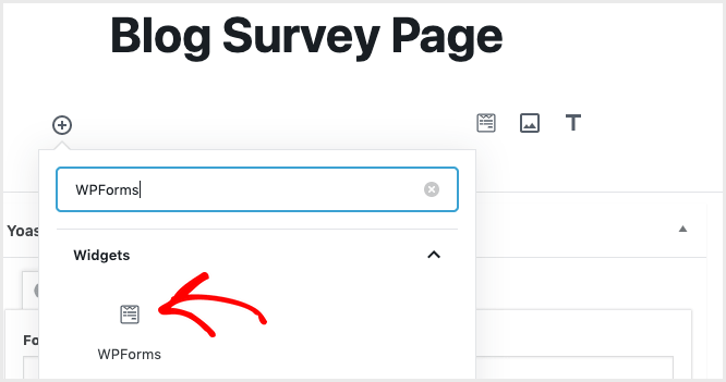 Add WPForms to new block - Blog Tyrant Add WPForms to new block