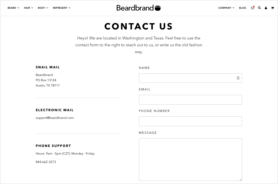beardbrand contact page - Blog Tyrant beardbrand contact page