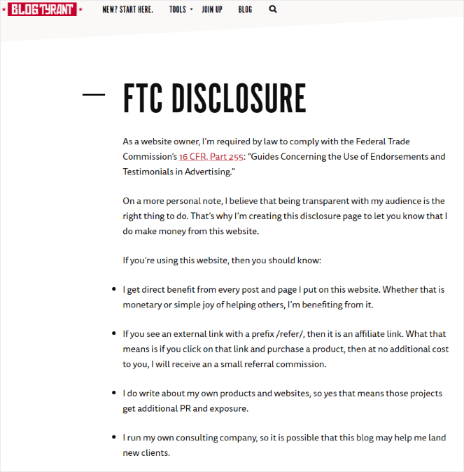 BT-FTC-Disclosure-Sample-1-1 - Blog Tyrant Blog-Tyrant-disclosure