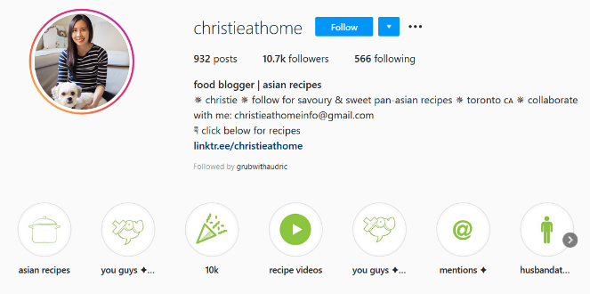 christie-at-home - Blog Tyrant food blog instagram account