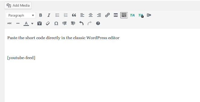 classic-editor-shortcode - Blog Tyrant insert shortcode
