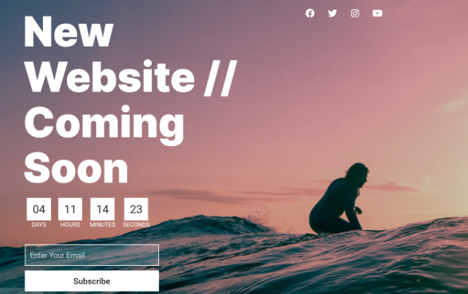 COming-soon-page-example - Blog Tyrant coming soon page to collect email addresses