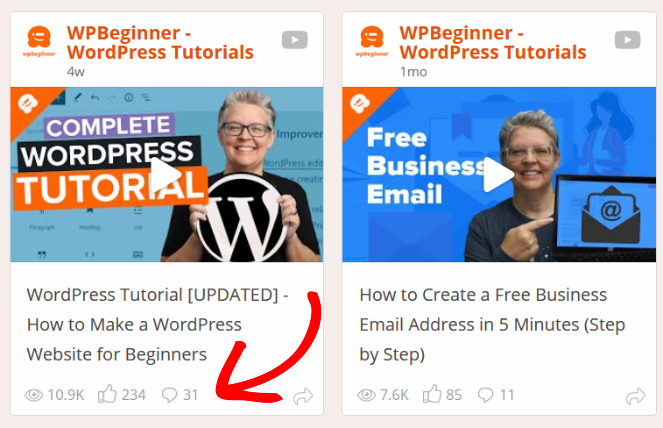 comments-views-feed - Blog Tyrant display likes and comments on your social feeds