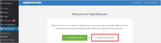 Connect-OM - Blog Tyrant Connect OptinMonster account
