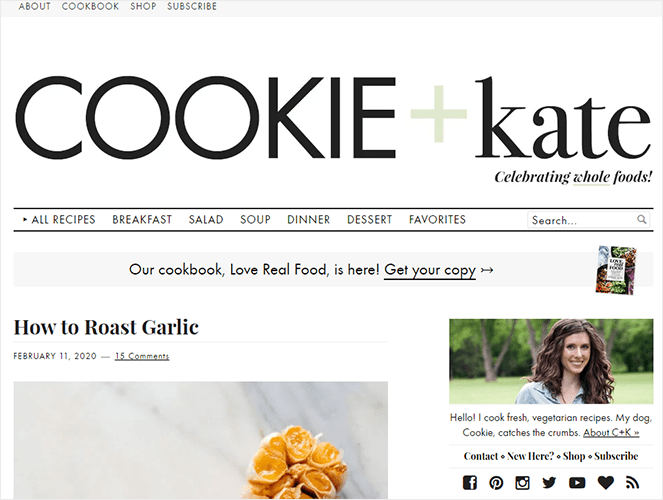 CookieNKateBlog-min - Blog Tyrant Personal Blog Example