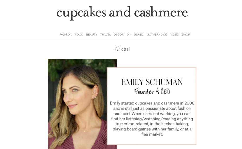 cupcakes-cashmere - Blog Tyrant cupcakes and cashmere about us.