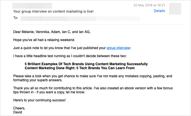email people mentioned in your post - Blog Tyrant email people mentioned in your post