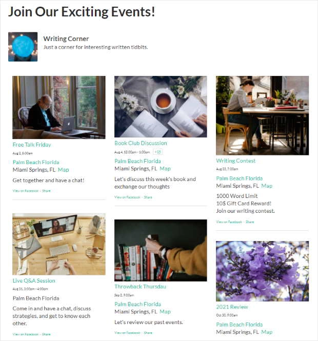 example-of-facebook-events-calendar.jpg - Blog Tyrant example of facebook events calendar smash balloon