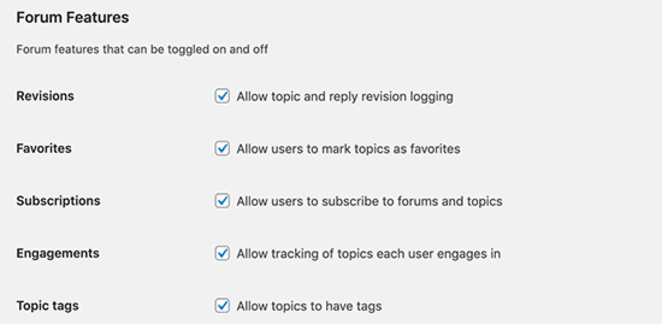 forumfeatures - Blog Tyrant forum features settings