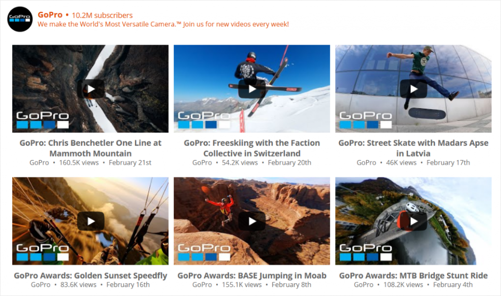 gopro-youtube-feed - Blog Tyrant smash balloon embedded youtube feed