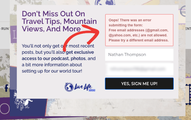 Lead-Verification-Demo-error-message-min-1 - Blog Tyrant trulead feature from om