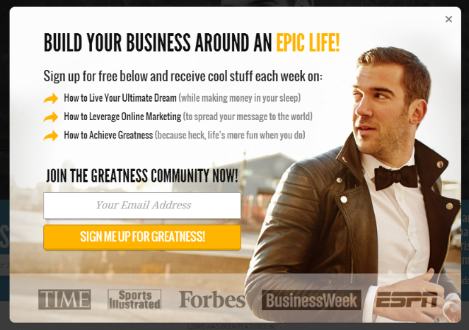 lewis-howes-popup - Blog Tyrant optinmonster-popup-example