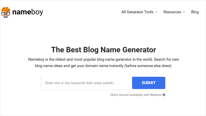 nameboy-blog-name-generator - Blog Tyrant gaming blog name generator nameboy