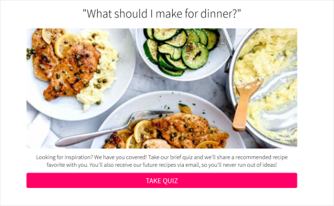 Quiz Landing Page example - Blog Tyrant Quiz Landing Page example