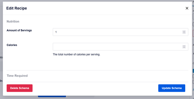 Nutrition and cooking time information for recipe schema - Blog Tyrant Nutrition and cooking time information for recipe schema