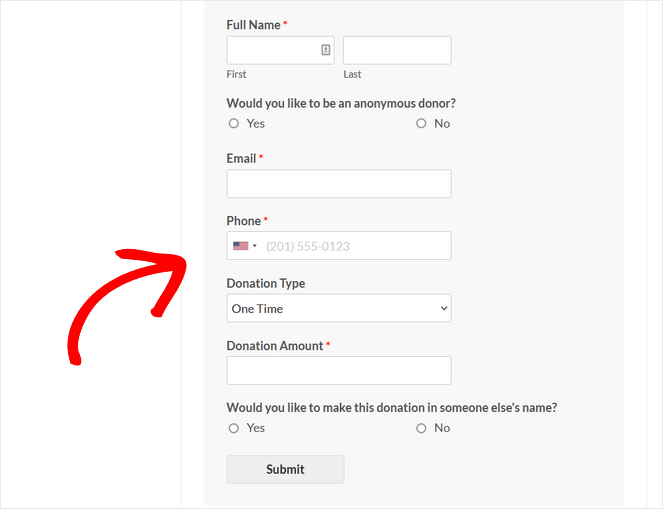 Donation form template from WPForms - Blog Tyrant Donation form template from WPForms