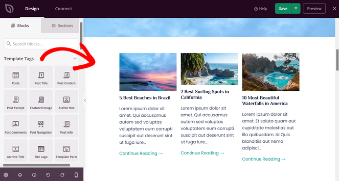Posts template tag in SeedProd - Blog Tyrant Posts template tag in SeedProd