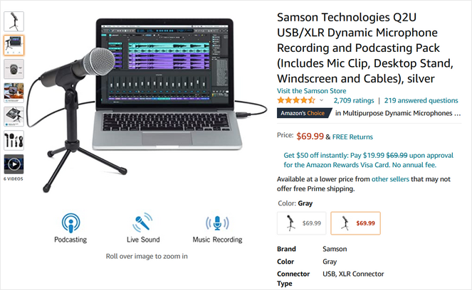 rsz_samson-microphone - Blog Tyrant affordable podcast equipment