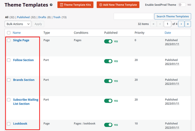 SeedProd template kit parts - Blog Tyrant SeedProd template kit parts
