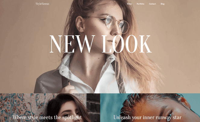 SeedProd fashion website template - Blog Tyrant SeedProd fashion website template