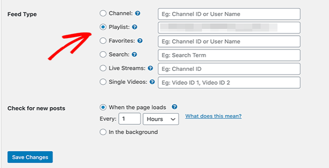 Select-playlist - Blog Tyrant youtube feed types