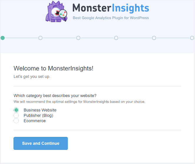 setup-wizard - Blog Tyrant MonsterInsights-setup-wizard