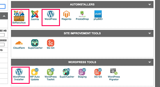 Click on WordPress - Install WordPress with Softaculous - Blog Tyrant Click on WordPress - Install WordPress with Softaculous