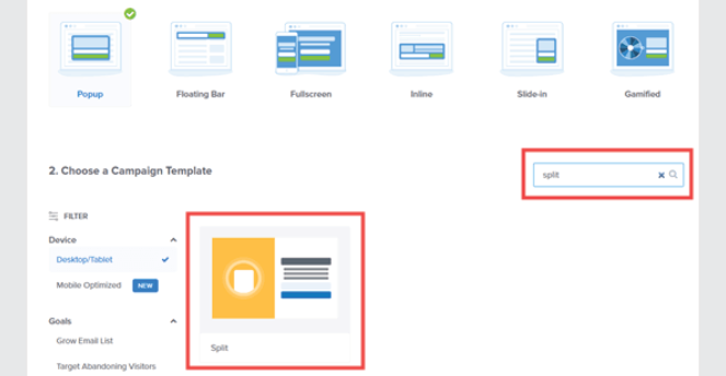 split - Blog Tyrant Select the split option
