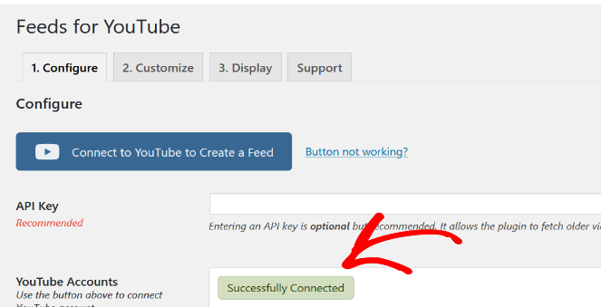 Successfully-connected - Blog Tyrant connect youtube account to smash balloon