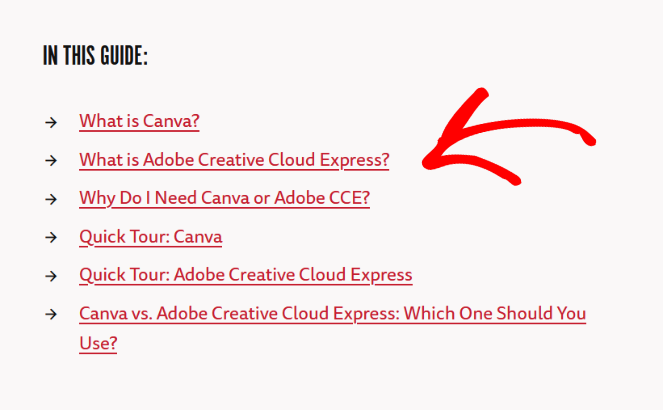 table-of-contents - Blog Tyrant add a table of contents to improve blog post structure and readability