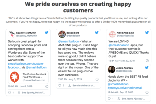 testimonial-tweet - Blog Tyrant display customer testimonial tweets