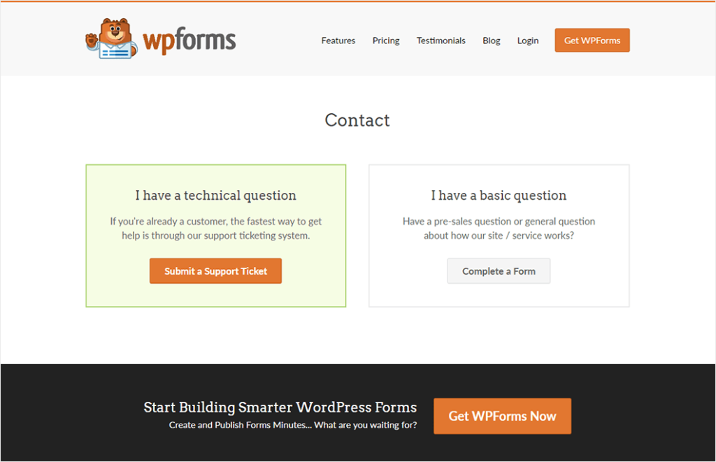 wpforms-contact-us-page-examples - Blog Tyrant WPForms contact us page example
