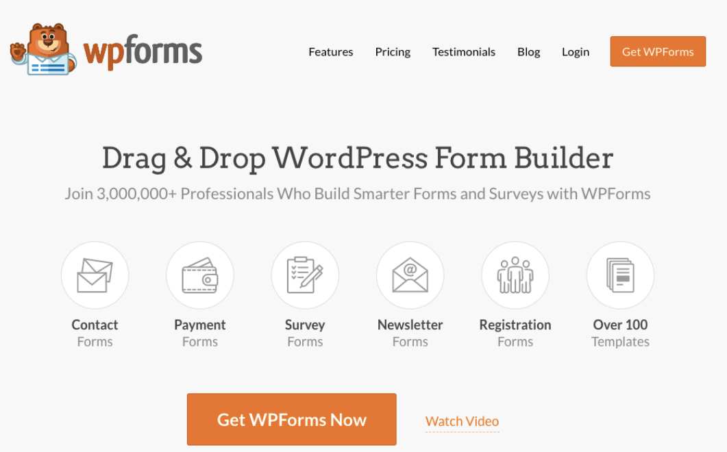 WPforms-product-page- - Blog Tyrant WPForms Product page. They allow users to upload images with an online form.
