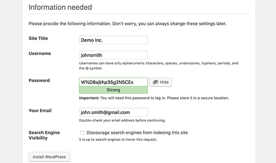 Click on Install WordPress - Install WordPress using FTP - Blog Tyrant Click on Install WordPress - Install WordPress using FTP