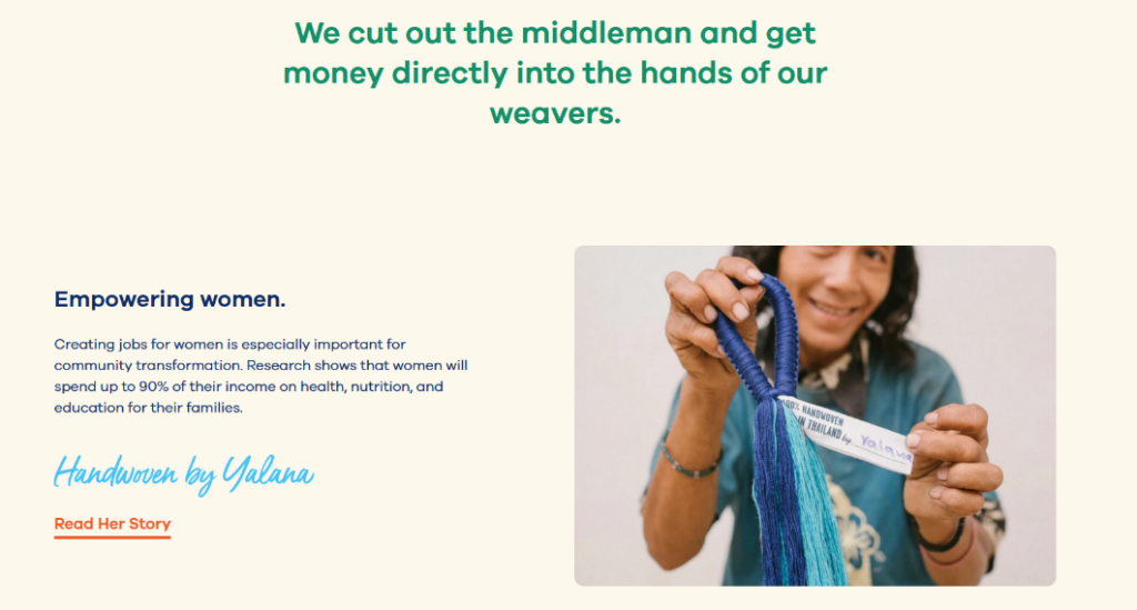 yellow-leaf-hammocks-about - Blog Tyrant e-commerce about us page examples